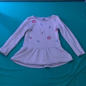 LIGHT PINK FLOWERY SHIRT